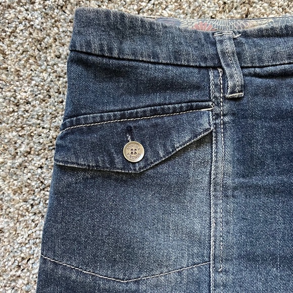 Genuine Sonoma Blue Jeans Skirt with front and back slits; Size 12 - Picture 3 of 10